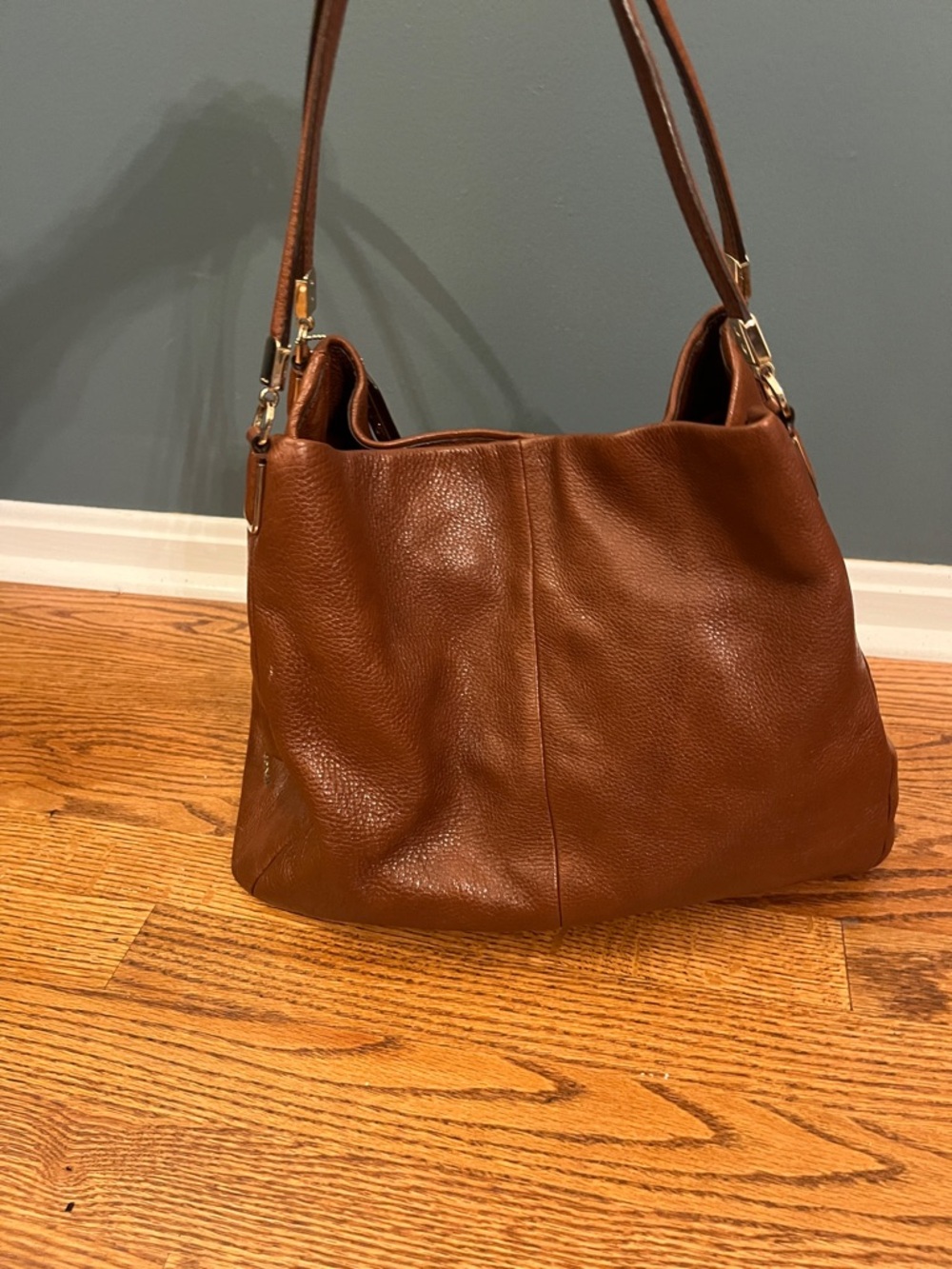 Coach Madison Phoebe saddle large leather hobo shoulder bag 24621 - Picture 3 of 16